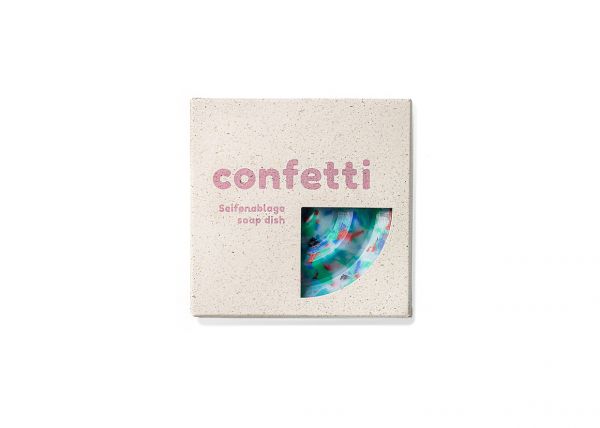 Seifenablage CONFETTI bunt