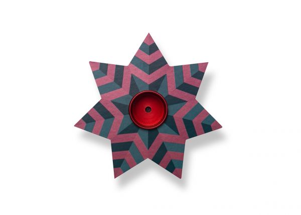 Wax catcher DRIP - Star red/green metallic