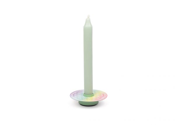 candleholder Bell - light green