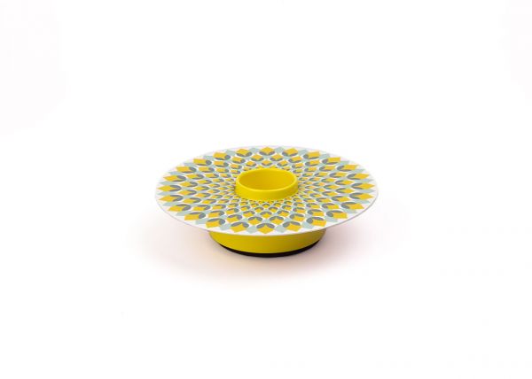 candleholder Bell - yellow