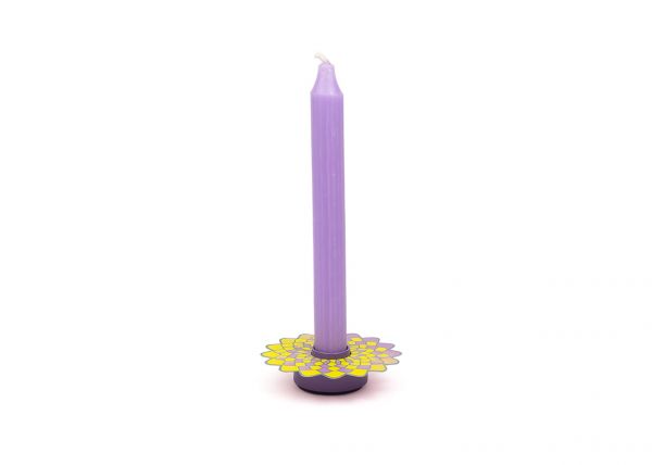 candleholder Bell - lilac