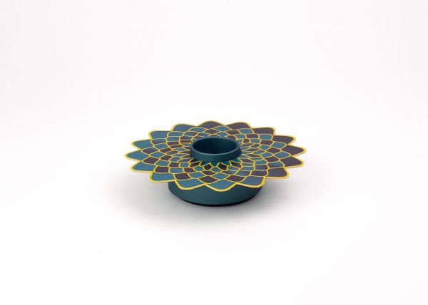 Tropfenfänger DRIP - Blume 4 blau