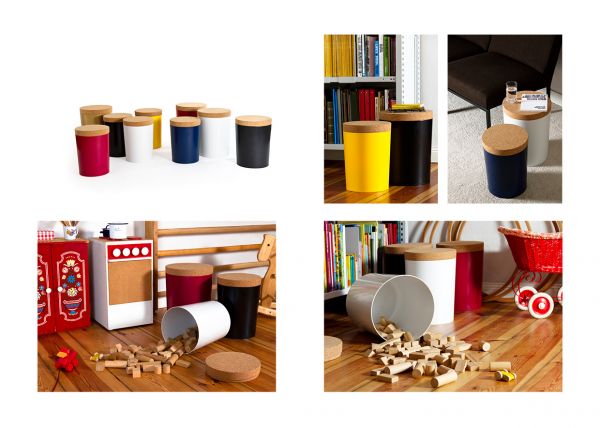 Buck - Seating, storage unit and side table